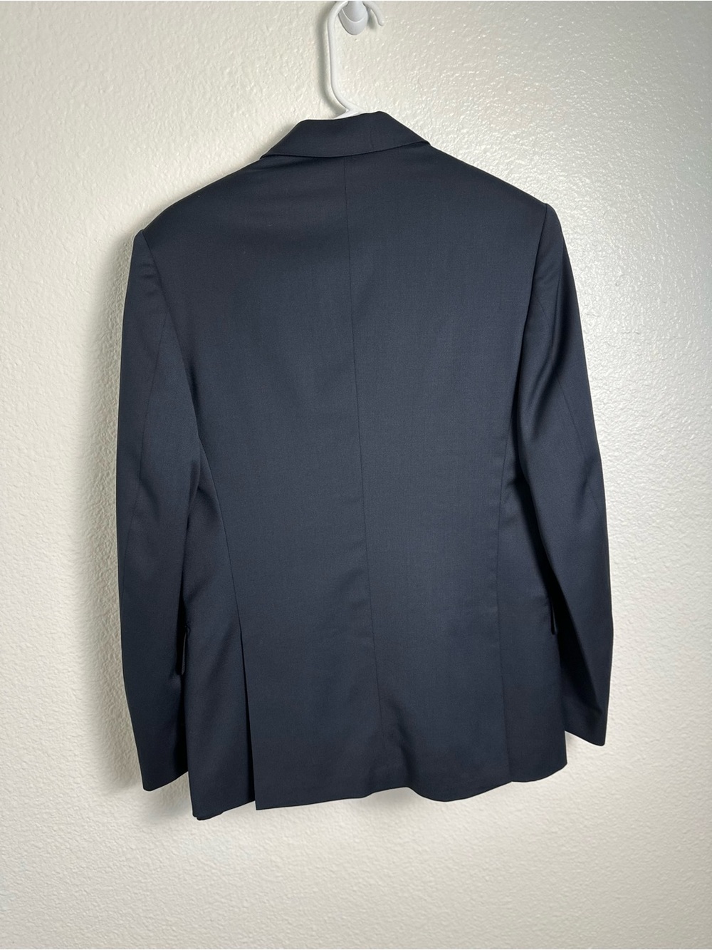 Maurizio Baldassari Zignone Wool Dark Navy Blue Men’s Blazer Size 46S - Picture 2 of 9